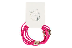 Резинка для волос двойная ТОВ Южпромгруп 3шт в ассорт