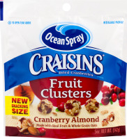 Ocean Spray Craisins Fruit Clusters Cranberry Almond