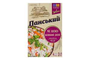 Рис длинный шлифованный Жасмин Хуторок Панський э/с к/у 4х100г