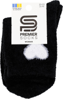 Шкарпетки жіночі Серце з пухнастої пряжі класичні р.23-25 Premier Socks