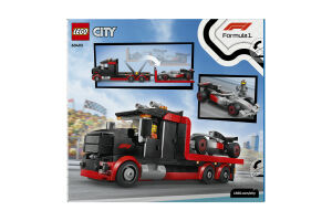 Конструктор для дітей від 7років №60493 F1 Display truck with Audi F1 race car City Lego 508ел