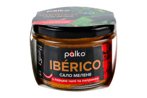 Сало молотое с перцем чили и паприкой Iberico Palko с/б 160г