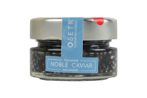 Икра сибирского осетра зернистая соленая Noble caviar Osetr в/с с/б 65г