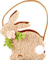 Кошик Кролик з квіткою декоративн фетровий 958385