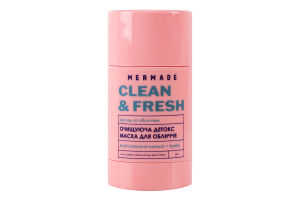 Маска для лица детокс очищающая Multi botanical extracts + kaolin Clean&Fresh Mermade 60г