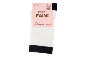 Шкарпетки жіночі Moi Faini №213104 35-37 молочний