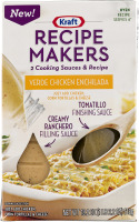Kraft Recipe Makers Cooking Sauces Oven Recipe Verde Chicken Enchilada