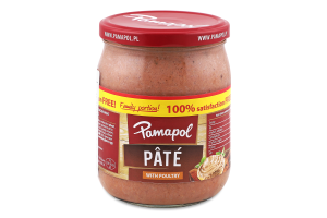 Паштет Pamapol 490 г із птиці И173 (Польща)