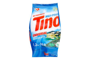 Порошок пральний Гірське джерело універсальний 1,2кг Тіно