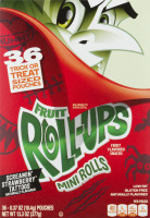 Betty Crocker Fruit Roll-Ups Mini Rolls Fruit Flavored Snacks Strawberry - 36 CT