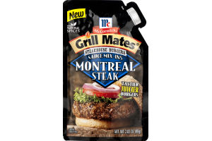 McCormick Grill Mates Steakhouse Burgers Sauce Mix-Ins Montreal Steak