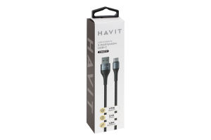 Кабель Havit USB to Type-C black 1м HV-CB651C