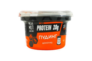 Пудинг нежирный протеиновый с сиропом Шоколад Protein 20g Міськмолзавод №1 ст 200г