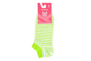 Шкарпетки жіночі MovementStandard №MS M0118S 073 39-41 білий-салатовий
