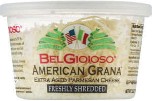 BelGioioso American Grana Extra Aged Parmesan Cheese Freshly Shredded