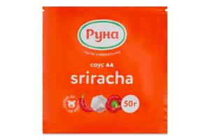 Соус пастеризованный Шрирача Руна м/у 50г