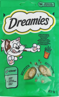 Корм сухой дополнительный для взрослых котов и котят старше 8 недель со вкусом кошачьей мяты Dreamies д/п 60г