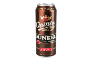 Пиво 0.5л 4.8% темне пастеризоване Dunkel Export Opillia з/б