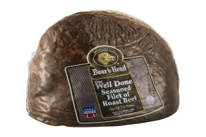 Boar's Head Roast Beef Seasoned Filet Well Done