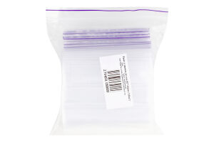 Пакет з замком зіп-лок 80*100мм 100шт Укрпак