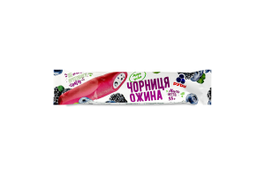 Морозиво з комбінованим складом сировини Чорниця-ожина Рудь м/у 85г
