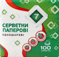 Серветки Семерка 100 шт. біл