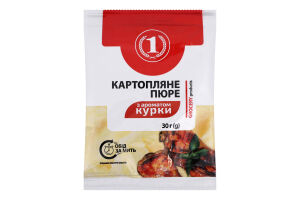 Пюре картофельное с ароматом курицы ТМ "1" м/у 30г
