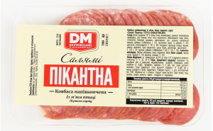 Ковбаса із м'яса птиці Салямі Пікантна Дніпровський м'ясокомбінат н/к 1с кг