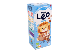 Пластівці Happy Leo житньо-вівсяні з какао