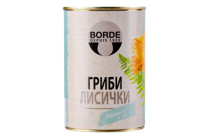 Гриби Borde Лисички консервовані