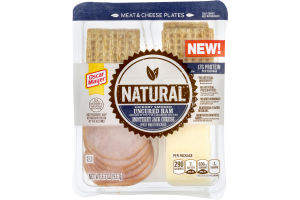 Oscar Mayer Natural Hickory Smoked Uncured Ham, Monterey Jack Cheese and Whole Wheat Crackers