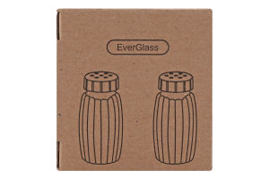 Набір спецівниць EverGlass чорний 45мл 2шт