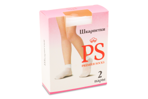 Шкарпетки дитячі капронові однотонні 2пари в асортименті Premier Socks