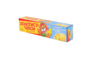 Чипсы картофельные со вкусом сливочного масла с солью Золотисті к/у 50г