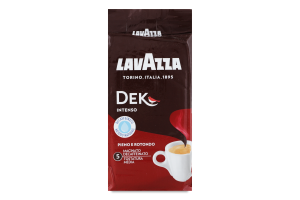 Кава Lavazza 250 г мел. Dek Intenso б/кофеїну (Італія)