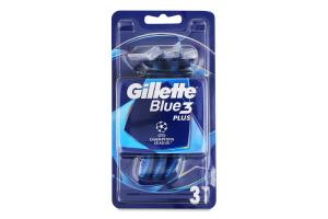 Бритви одноразові Plus comfort Blue 3 Gillette 3шт