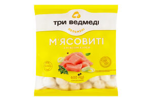 Пельмени с мясом курей Мясные Три ведмеді м/у 600г