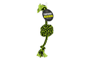 Companion Dog Toy Rope Ball Tug