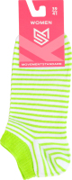 Шкарпетки жіночі MovementStandard №MS M0118S 073 39-41 білий-салатовий