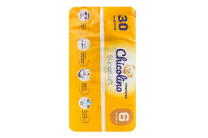 Трусики-подгузники для детей 16-24кг 6 Super Soft Chicolino 30шт