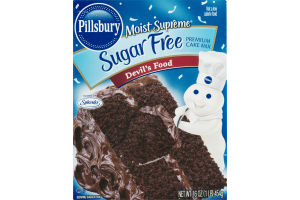 Pillsbury Moist Supreme Sugar Free Premium Cake Mix Devil's Food