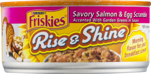 Purina Friskies Rise & Shine Cat Food Savory Salmon & Egg Scramble