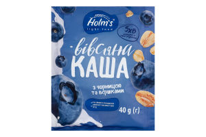 Каша вівсяна з чорницею та вершками, 40 г