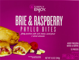 Simply Enjoy Phyllo Bites Brie & Raspberry - 12 CT