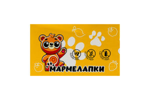 Мармелад желейний з вітаміном С Мармелапки Jelly Paws к/у 18х40г в асорт