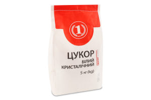 Цукор білий кристалічний ТМ "1" м/у 5кг