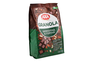 Гранола хрустка Шоколад&Горіхи Axa м/у 330г