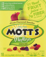 Mott's Original Assorted Fruit Snacks - 10 CT