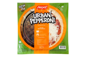 Піца "Urban Pepperoni" зам IQF (пл п/е 0,45 кг, г/я 3,6 кг, Легко)