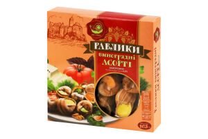 Улитки замороженные виноградные в ракушках в соусе по-Бургундски, по-Дижонски, по-Итальянски Ассорти Eko Ulitka к/у 165г
